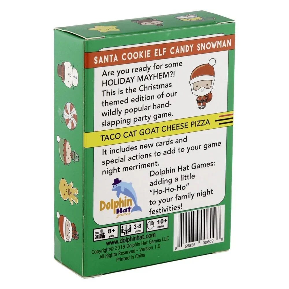 Santa Cookie Elf Candy Snowman Christmas Edition Holiday Card Game by Taco Cat G